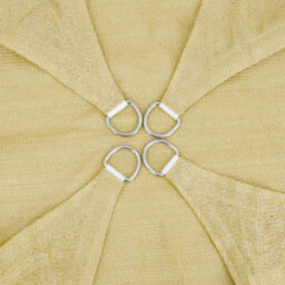 Sundaze 2X2M Sun Shade Sail Square Hdpe Breathable Uv Block Sunscreen Sand With Free Rope - thumbnail 5