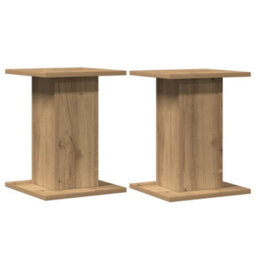 Walplus Speaker Stands 2 Pcs Artisian Oak 30X30X40 Cm Engineered Wood - thumbnail 2