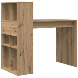 Walplus Desk With Shelf Artisan Oak 108 X 55 X 103.5 Cm Engineered Wood - thumbnail 7