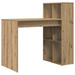 Walplus Desk With Shelf Artisan Oak 108 X 55 X 103.5 Cm Engineered Wood - thumbnail 2