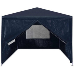 Walplus Party Tent Garden Gazebo Canopy 3X3 M Blue - thumbnail 3