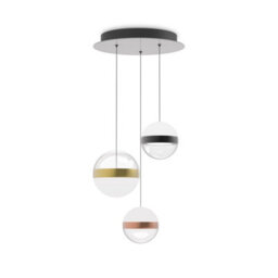 Ideal Lux Luminosa Galaxy Led 3 Light Cluster Pendant Ceiling Light White 3000K