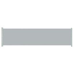 Vidaxl Patio Retractable Side Awning 600X160 Cm Grey - thumbnail 2