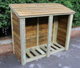 Churnet Valley Garden Furniture Ltd Heavy Duty Logstore 4X5 (Height Ft X Width Ft) - thumbnail 4