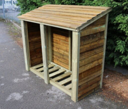Churnet Valley Garden Furniture Ltd Heavy Duty Logstore 4X5 (Height Ft X Width Ft) - thumbnail 6