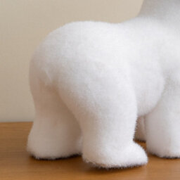 Samuel Alexander 30Cm Large Flocked Polar Bear Christmas Decoration - thumbnail 5
