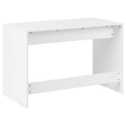Wyld And Coco Nordicnest White Home Office Desk 120 X 60 Cm With Drawer - thumbnail 6