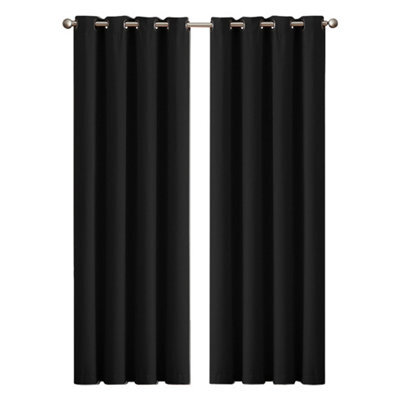 Marlow Blackout Curtains Window Curtain Draperies Pair Eyelet Bedroom Decor - image 1