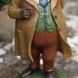 Mr Badger Resin Ornament  Wind In The Willows Animal Home Statue Sculpture Deco - thumbnail 3