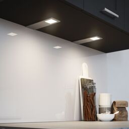 Sensio Astro Aluminium Effect Mains-Powered Led Variable White Under Cabinet Light Ip20 (L)190mm (W)70mm, Pack Of 3 - thumbnail 4