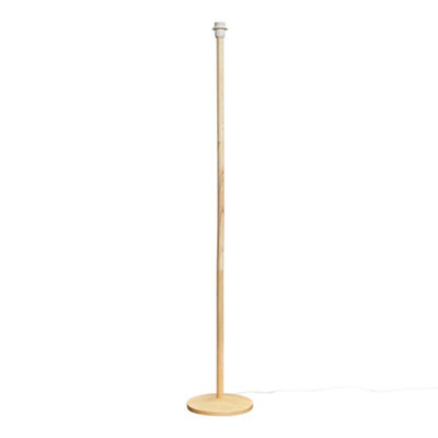 Valuelights Triston Single Stem Natural Light Wood Floor Lamp Base - image 1