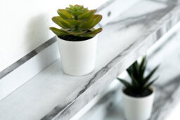 Spot On Dealz Set Of 2 Photo Floating Picture Ledge Display Wall Shelf 80 Cm Length With Marble Pvc Finish Wooden Decorative Shelves (80 X 10Cm) - thumbnail 4