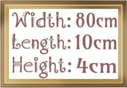 Spot On Dealz Set Of 2 Photo Floating Picture Ledge Display Wall Shelf 80 Cm Length With Marble Pvc Finish Wooden Decorative Shelves (80 X 10Cm) - thumbnail 8