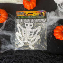 Halloween Skeleton Garland Paper Home Party Decorations Themed 3M - thumbnail 6