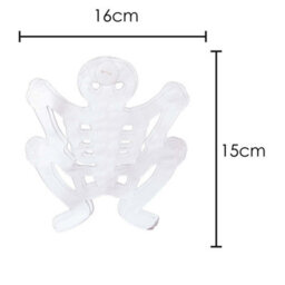 Halloween Skeleton Garland Paper Home Party Decorations Themed 3M - thumbnail 2