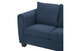 Home Detail Helena 3 Seater Sofa With Chaise, Blue Cord - thumbnail 7