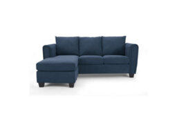 Home Detail Helena 3 Seater Sofa With Chaise, Blue Cord - thumbnail 4