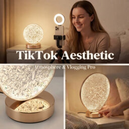 3D Led Crystal Table Lamp Touch Dimmable Bedroom Night Light Uk - thumbnail 6