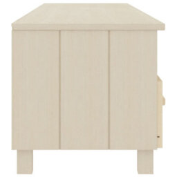 Berkfield Tv Cabinet Honey Brown 158X40X40 Cm Solid Wood Pine - thumbnail 4