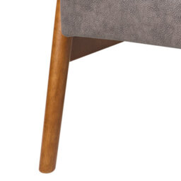 Beliani Armchair Skara Faux Leather Dark Brown - thumbnail 8