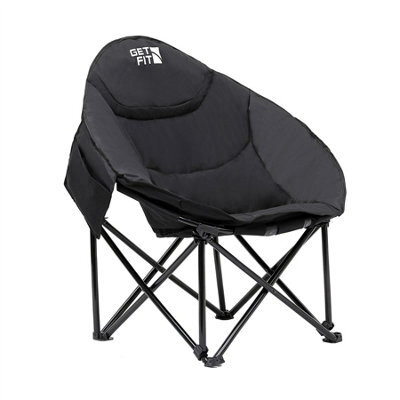 GETFIT Get Fit Moon Camping Chair - Portable Outdoor Premium Folding Chair With Pocket, Cup Holder & Carry Bag - Weight Capacity Of 130Kg - image 1