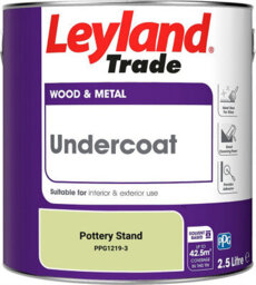Leyland Trade Wood & Metal Undercoat Paint Pottery Stand (Ppg1219-3) 2.5L - thumbnail 2