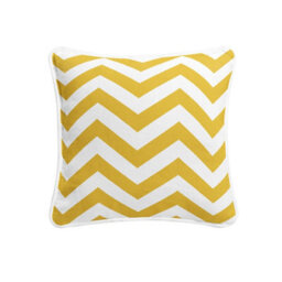 "ARLinens Chevron Cushion Covers 100% Cotton Geometric Desin Zigzag Style Cushion Cases In 18X18"" Pack Of 2"