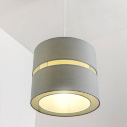 CGC Lighting Cgc Grey Two Tier Bedroom Lounge Lamp Shade - thumbnail 6