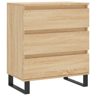 Berkfield Durable Sideboard Sonoma Oak 60X35X70 Cm Engineered Wood - image 1