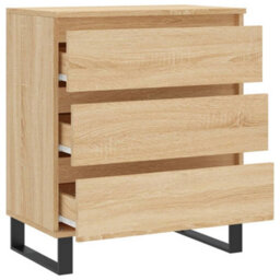 Berkfield Durable Sideboard Sonoma Oak 60X35X70 Cm Engineered Wood - thumbnail 6