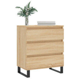 Berkfield Durable Sideboard Sonoma Oak 60X35X70 Cm Engineered Wood - thumbnail 3