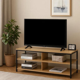 Celino Tv Stand Cabinet With Storage Shelf Tv Console 110Cm Living Room Bedroom 110X40X45 Cm - thumbnail 4