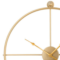Beliani Wall Clock Zuchwil 50 Cm Metal Gold - thumbnail 4