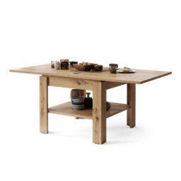 Heze Furniture Leo Modern Extending Coffee Table - Artisan Oak - thumbnail 3