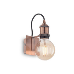 Ideal Lux Frida 1 Light Wall Light Copper
