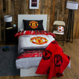 MAN UNITED Manchester United Theatre Single Polycotton Duvet Cover And Pillowcase Set - thumbnail 2