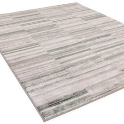 The Rug Edit Ritz Metallic Stripe Green Living Room Rug - 120X160Cm - thumbnail 4
