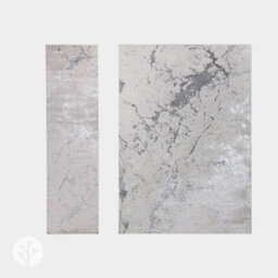 Grey Modern Easy To Clean Abstract Optical/ (3D) Rug For Dining Room Bedroom And Living Room-66 X 240Cmcm (Runner) - thumbnail 2