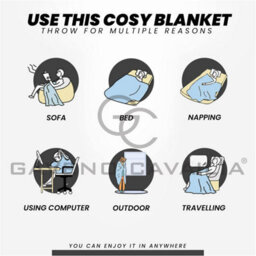 Gc Gaveno Cavailia Fluffy Pop Throw 150X200Cm Grey Lightweight Honeycomb Blanket For Bed Settee Throws For Sofas Couch Chair - thumbnail 2