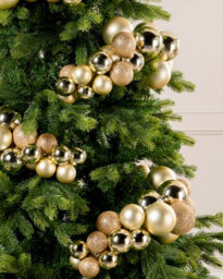 Werchristmas Gold Bauble Cluster Arch, 60 Cm - thumbnail 3
