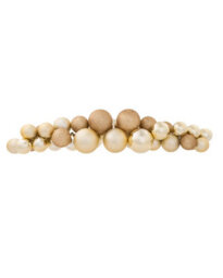 Werchristmas Gold Bauble Cluster Arch, 60 Cm - thumbnail 1
