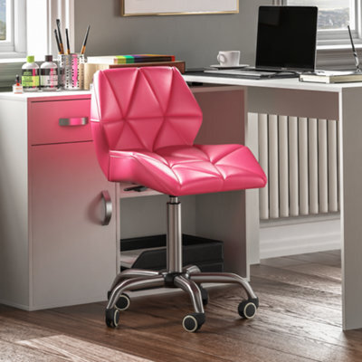 Lassic Vida Designs Geo Pink Office Swivel Chair Ukfr Pu Faux Leather - image 1