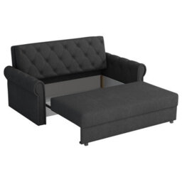 Viva Roma Iii Living Room Sofa Bed Polyurethane Foam Hr Foam Wave Spring Metal Legs Wooden Frame 168X85X98Cm Light Grey - thumbnail 4
