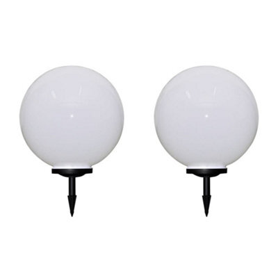 Outdoor Pathway Lamps 2 Pcs Led 50 Cm With Ground Spike - image 1