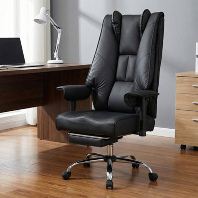 Levede Office Chair Big Tall High Back Heavy Duty Pu Recliner Executive Chair - image 1