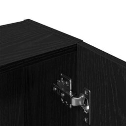 Walplus Bathroom Mirror Cabinet With Shelf Black Oak 64 X 20 X 67 Cm - thumbnail 9