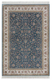 MiHOMEUK Minyatur Premium Quality V1006A Blue Abstract Modern Turkish Area Rug - 80 X 150 Cm - thumbnail 1