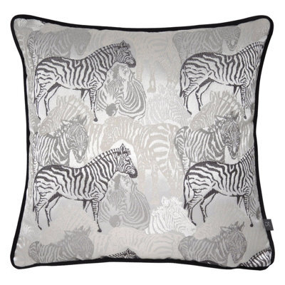 Prestigious Textiles Damara Zebra Jacquard Polyester Filled Cushion - image 1