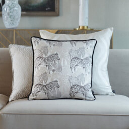 Prestigious Textiles Damara Zebra Jacquard Polyester Filled Cushion - thumbnail 5