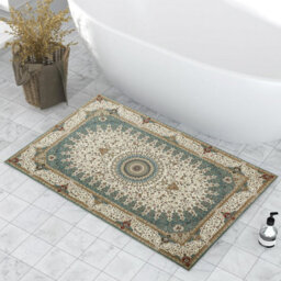 Ameha Cashmere Rug Willow Teal Kitchen Floor Mat Indoor/outdoor 40X60 Cm - thumbnail 4